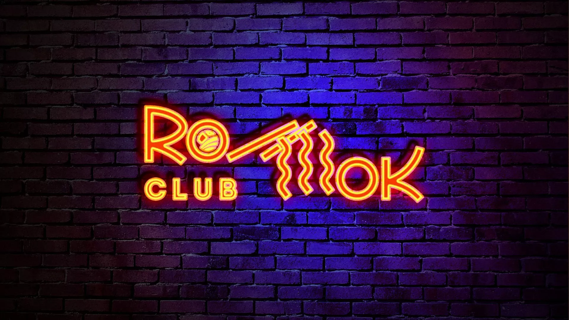 Разработка интерьерной вывески суши-бара «Roll Wok Club» в Чапаевске